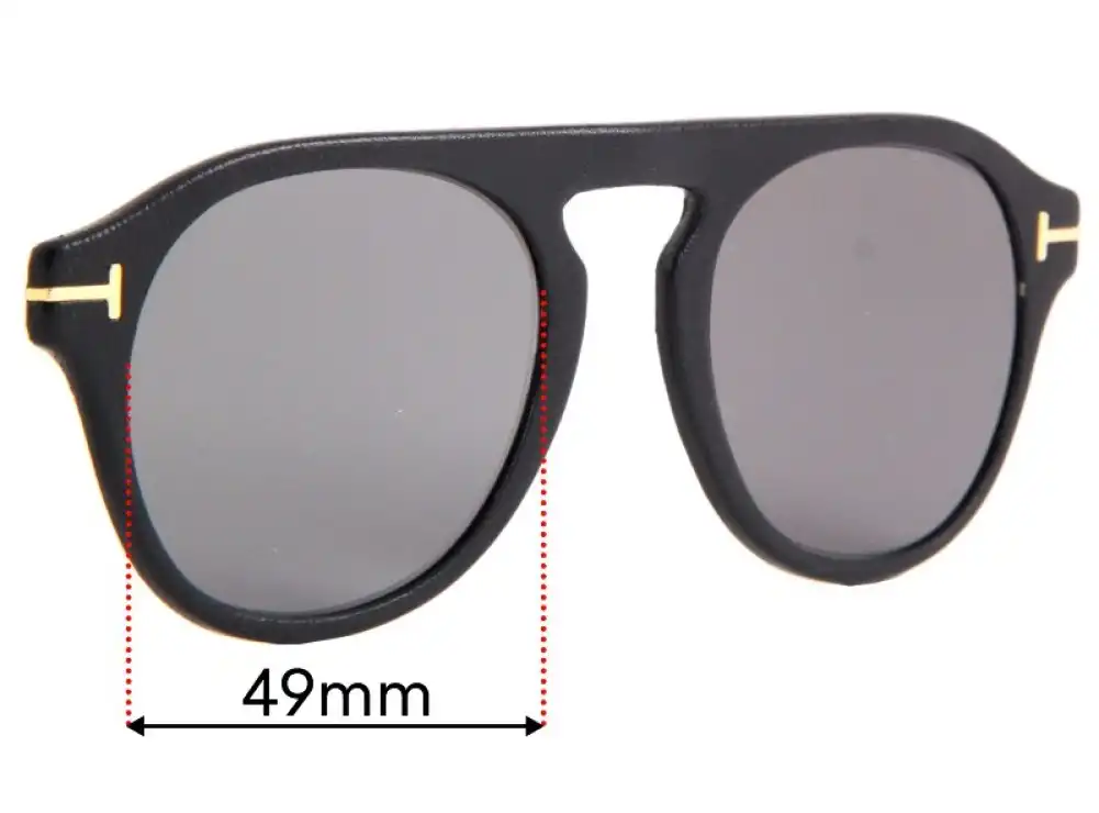 【ぴかどる】グレースコンチネンタル＋セルフォード＋サンドロ （3点） Tom Ford TF5533-B Clip on 49mm Replacement Lenses